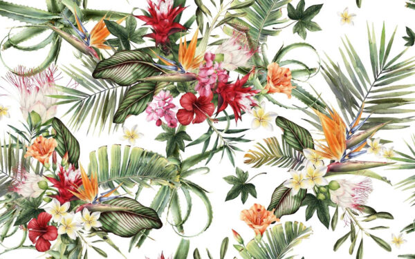 Pattern of flowers and leaves u22384p 600x375 - Pattern of flowers and leaves - tegory
