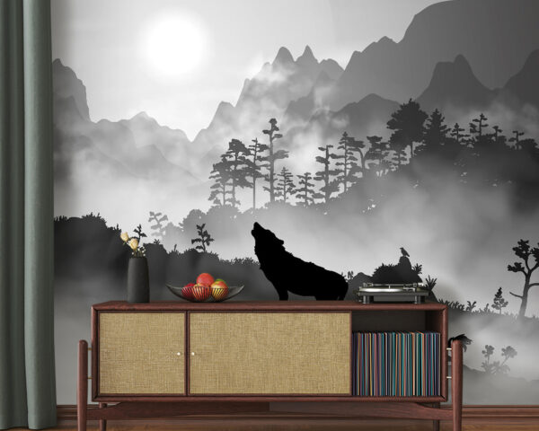 Wolf howling at the moon u22008pig20 600x480 - Wolf howling at the moon - tegory
