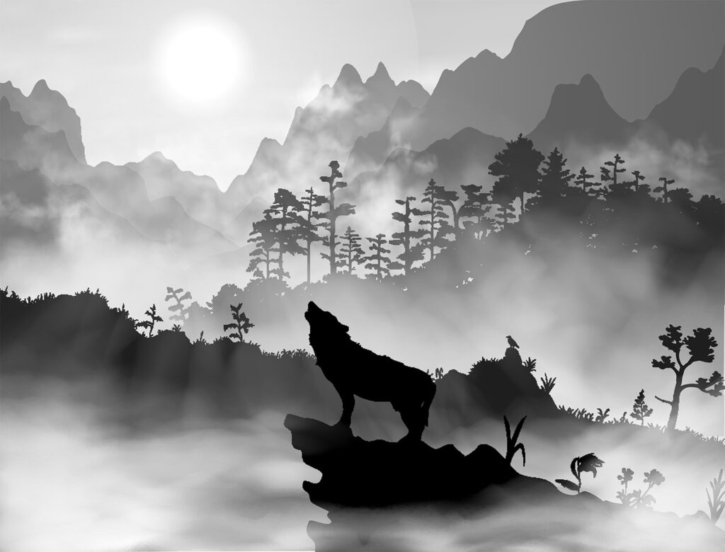 Wolf howling at the moon u22008p 1024x780 - Wolf howling at the moon - tegory