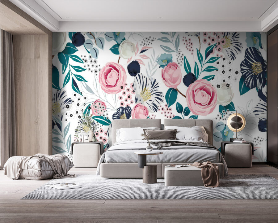 Pattern of flowers and leaves u21460pib114m 900x720 - Pattern of flowers and leaves - tegory