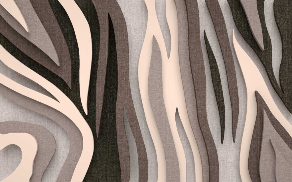 Textured waves in neutral tones. Textured waves in neutral tones.