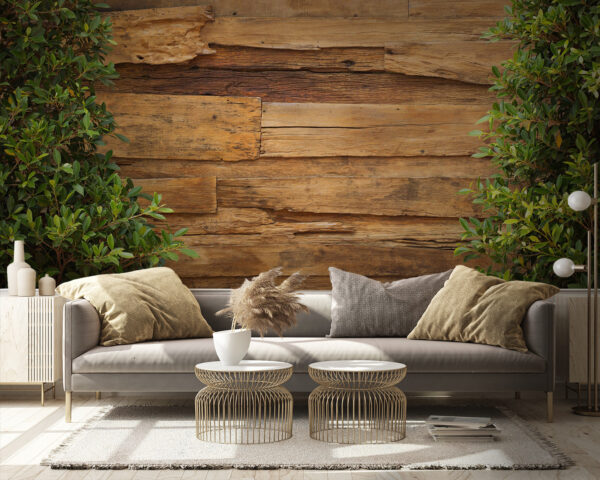 Tree next to a wood wall u21117pig9m 600x480 - Tree next to a wood wall