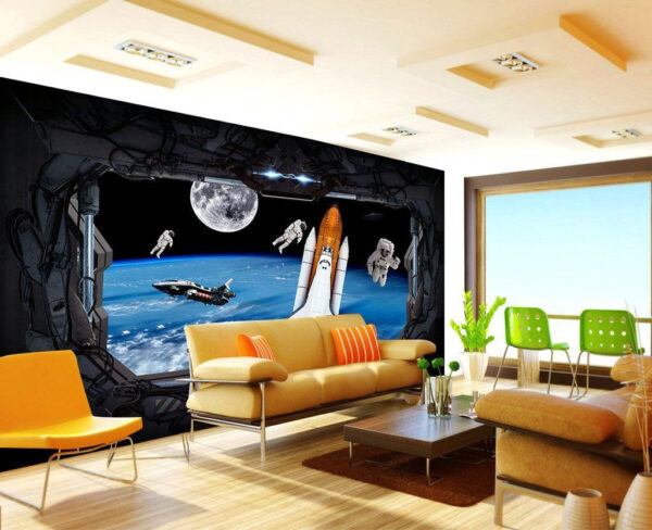 Space shuttle and astronauts in outer space u21022pig1m 600x488 - Space shuttle and astronauts in outer space - tegory