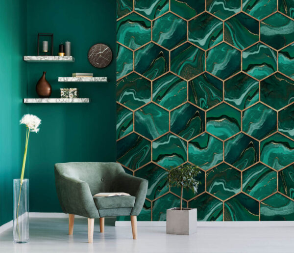 Vibrant hexagonal marble pattern design u20398pig1m 600x515 - Vibrant hexagonal marble pattern design - tegory