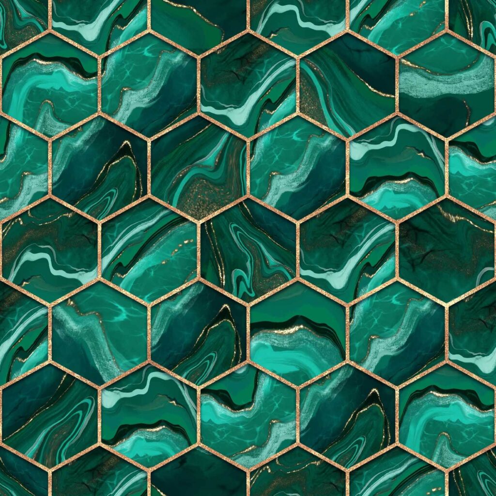 Vibrant hexagonal marble pattern design u20398p 1024x1024 - Vibrant hexagonal marble pattern design - tegory