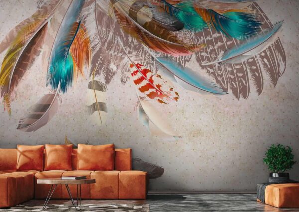 Group of colorful feathers u20247pig5 600x425 - Group of colorful feathers - tegory