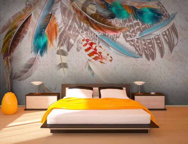 Group of colorful feathers u20247pib4 600x459 - Group of colorful feathers - tegory