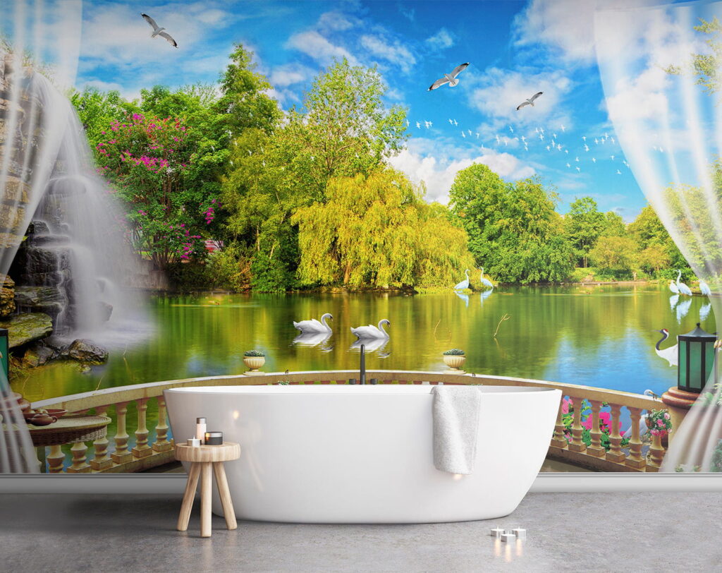 u18753pit1 1024x812 - View of a pond with birds and trees - tegory