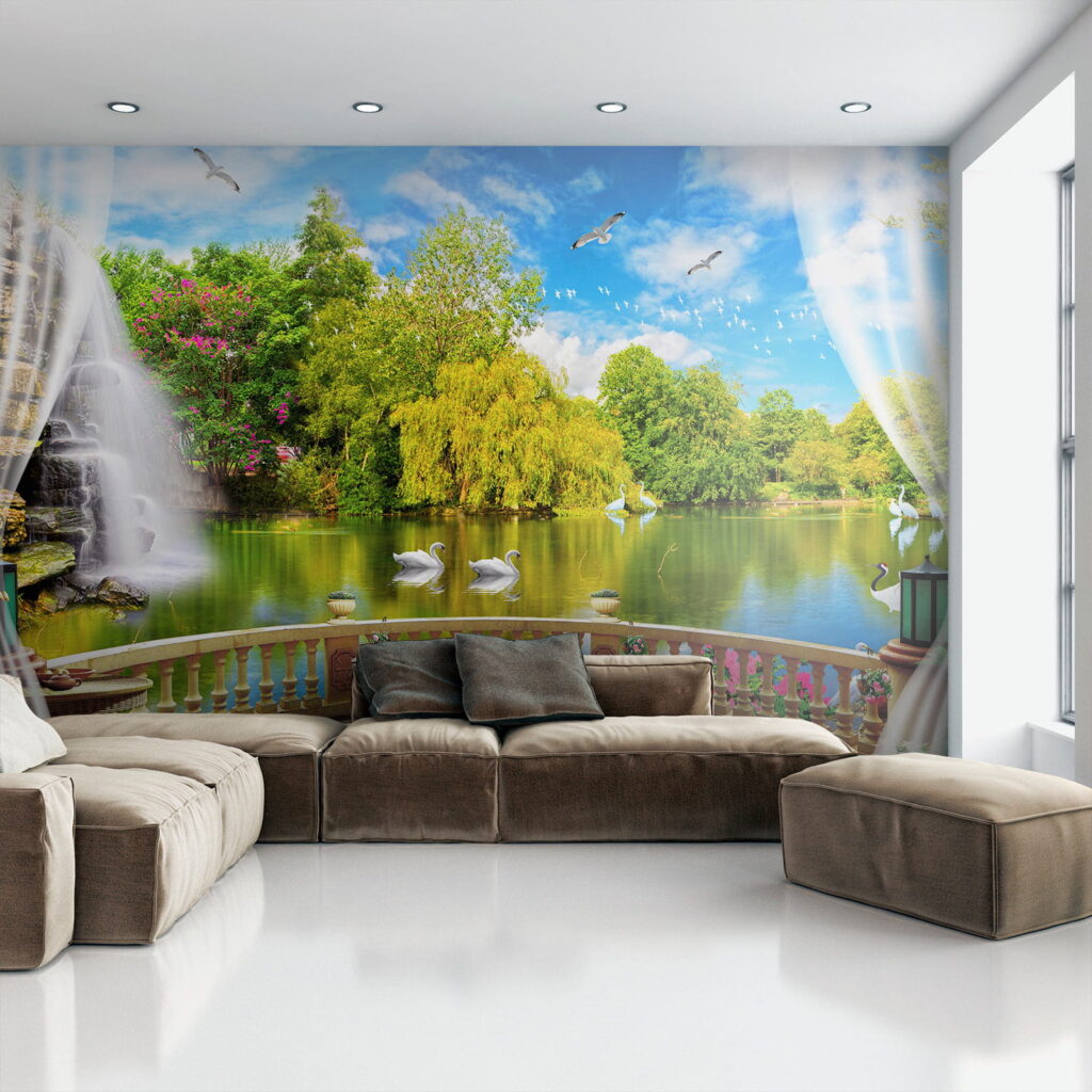 u18753pig1 1024x1024 - View of a pond with birds and trees - tegory