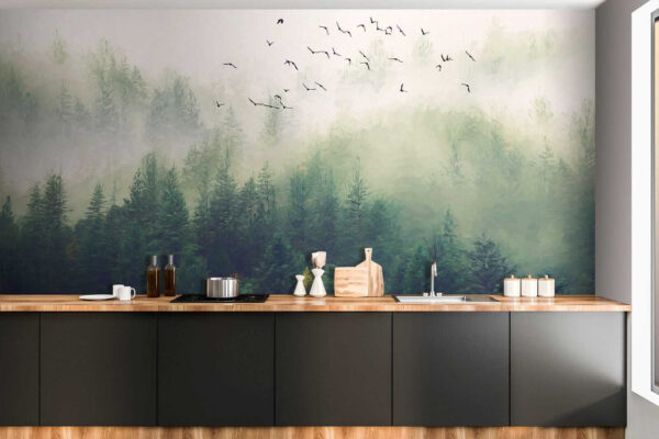 Birds flying over a forest u18632pik2 600x400 - Birds flying over a forest - tegory