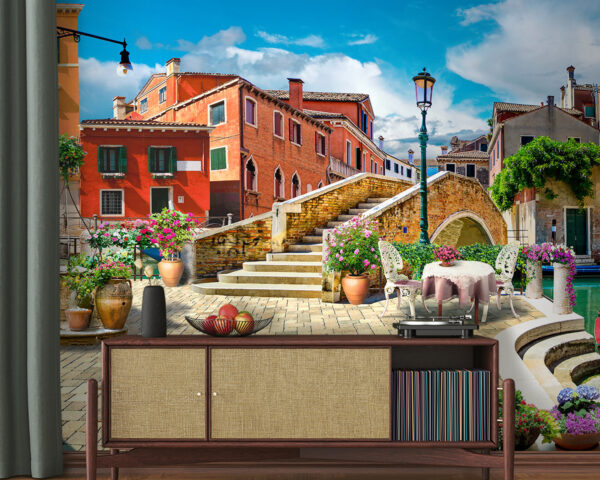 Patio with a table and chairs and a fountain in front of a building u18551pig20m 600x480 - Patio with a table and chairs and a fountain in front of a building - tegory