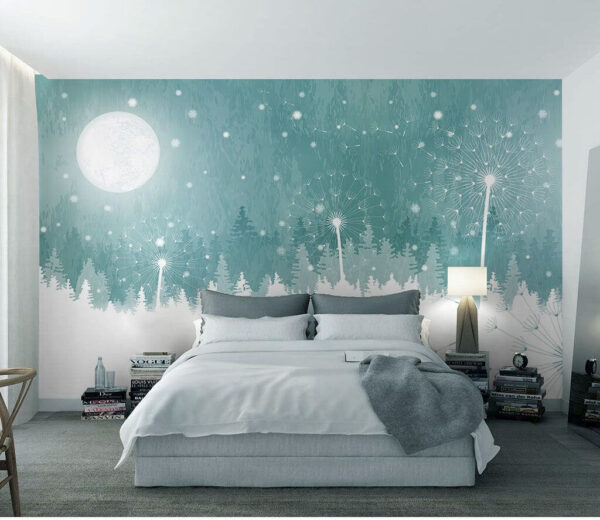 Moon over a snowy forest u18359pib1m 600x520 - Moon over a snowy forest - tegory