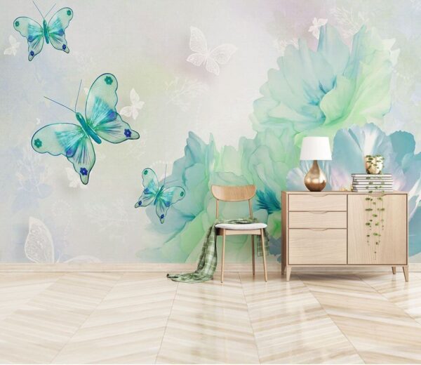 Butterflies on a white background u17716pih1m 600x520 - Butterflies on a white background - tegory