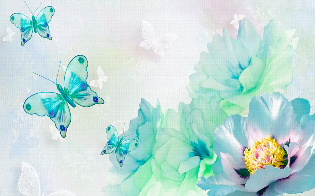 Butterflies on a white background u17716p 1024x640 - Butterflies on a white background - tegory