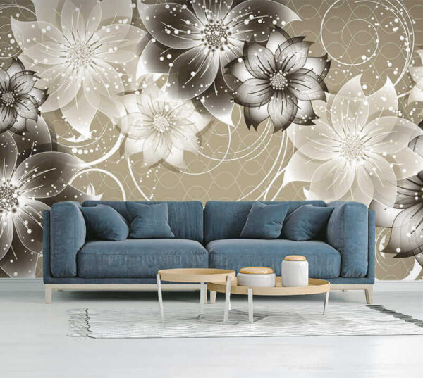 Elegant floral design with soft hues. Elegant floral design with soft hues.
