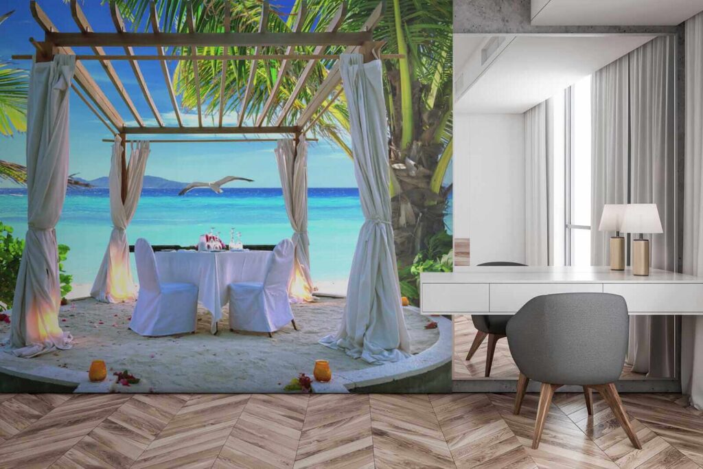 Table set up on a beach u13799pib1 1024x683 - Table set up on a beach - tegory