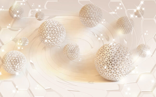White balls with holes on it White balls with holes on it