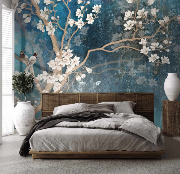 Tree branch with white flowers u12150pib1 600x579 - Tree branch with white flowers