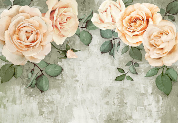 A group of roses with leaves u08545p 600x413 - A group of roses with leaves - tegory