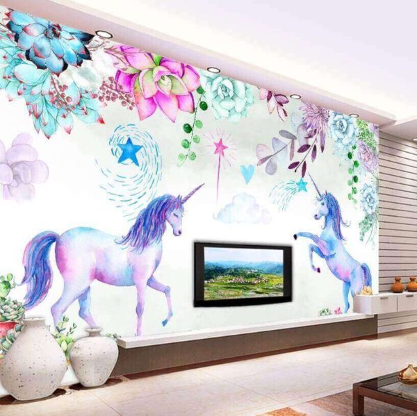 Watercolor unicorns and flowers u08402pig1m 600x599 - Watercolor unicorns and flowers - tegory