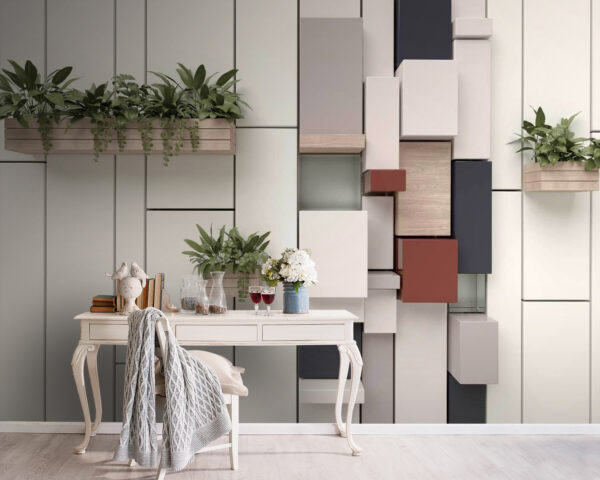 Wall with plants and boxes u01655pig5 600x480 - Wall with plants and boxes - tegory