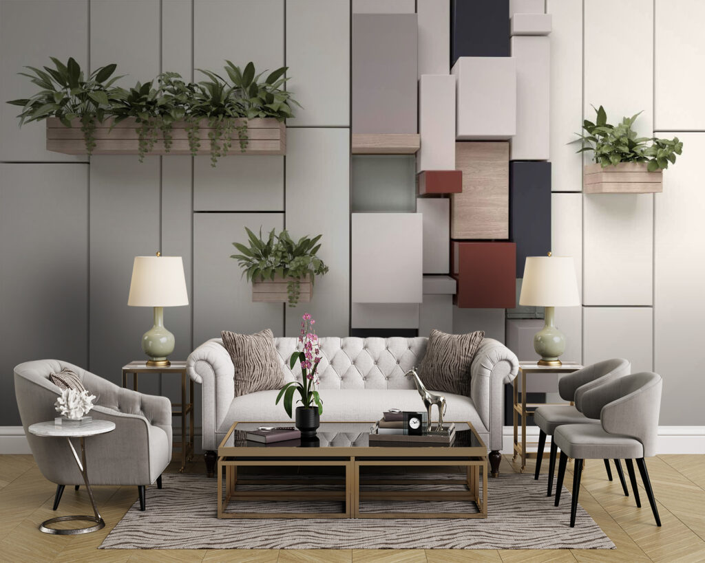 Wall with plants and boxes u01655pig43 1024x819 - Wall with plants and boxes - tegory