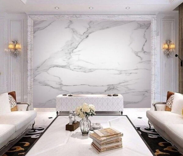 White marble surface with black veins u05404pig1 600x512 - White marble surface with black veins - tegory