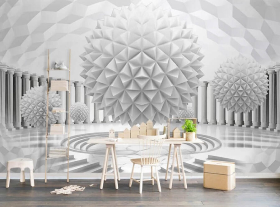 White sphere with columns and steps u03692piw1m 900x664 - White sphere with columns and steps - tegory