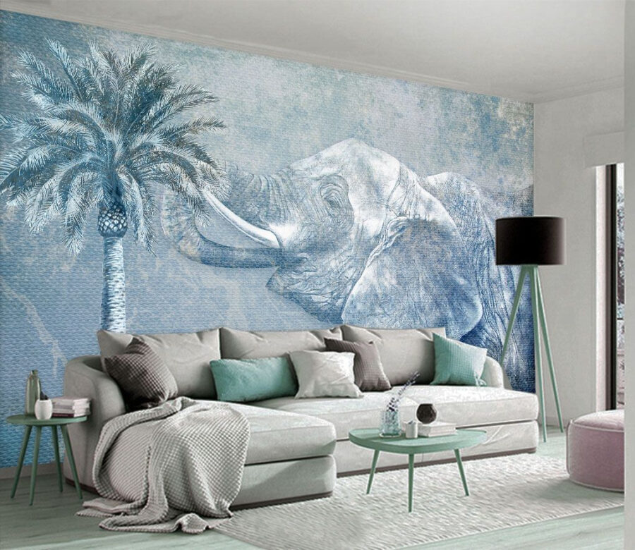 u04130pig1m 900x780 - An elephant with palm tree - tegory