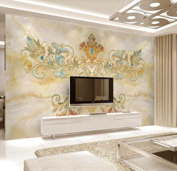 Wall murals Intricate design with elegant details Wall murals Intricate design with elegant details