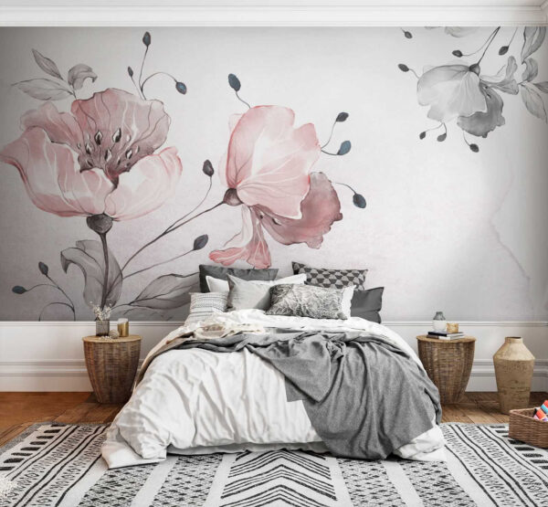 Delicate floral watercolor design Delicate floral watercolor design
