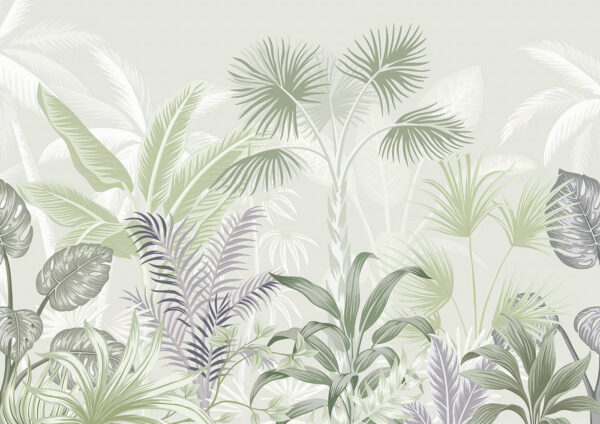 A group of plants with leaves A group of plants with leaves