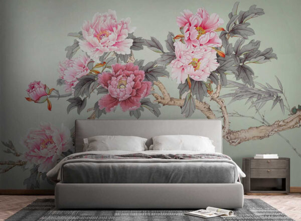 Branch with pink flowers u06765pib1 600x441 - Branch with pink flowers - tegory
