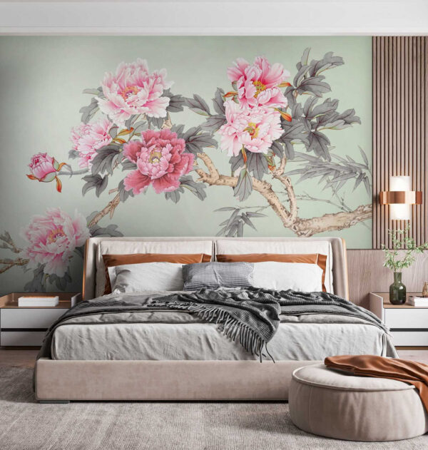 Branch with pink flowers u06765pib2 600x631 - Branch with pink flowers - tegory