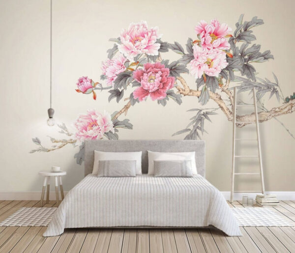 Branch with pink flowers u06765pib4m 600x515 - Branch with pink flowers - tegory