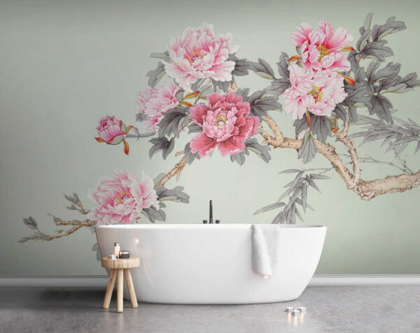 Branch with pink flowers u06765pit1 600x476 - Branch with pink flowers - tegory