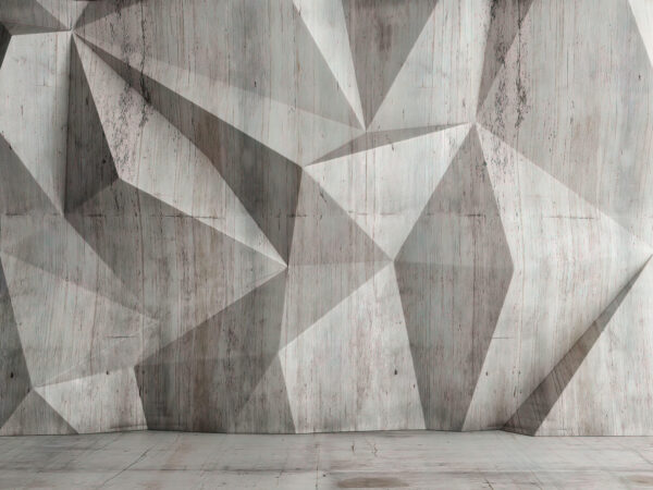 A concrete wall with a triangular pattern u07122p 600x450 - A concrete wall with a triangular pattern - tegory