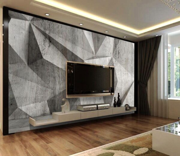 A concrete wall with a triangular pattern u07122pig1m 600x520 - A concrete wall with a triangular pattern - tegory