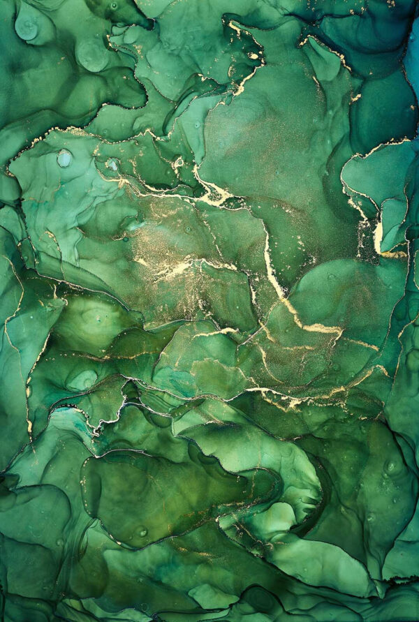 Abstract layers of deep green hues u07507p 600x891 - Abstract layers of deep green hues - tegory