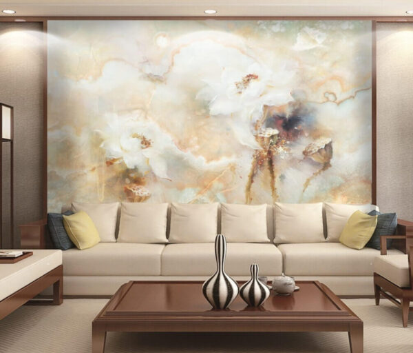 Painting of flowers on a marble surface u09219pig1m 600x512 - Painting of flowers on a marble surface - tegory