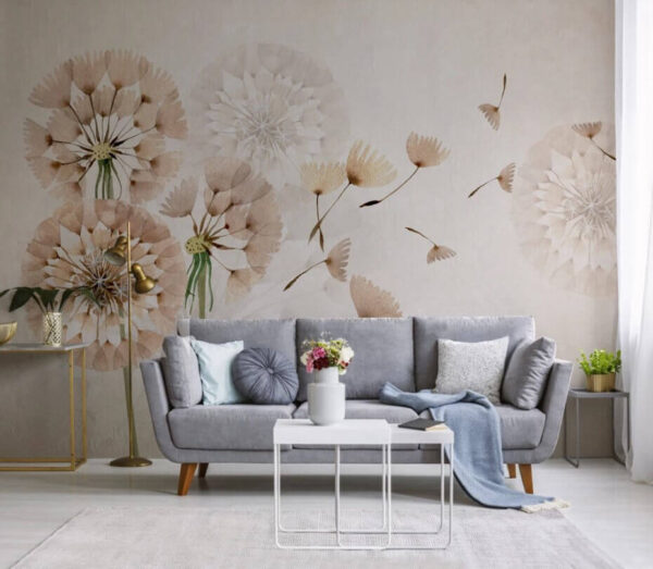 Delicate dandelions in soft hues. Delicate dandelions in soft hues.