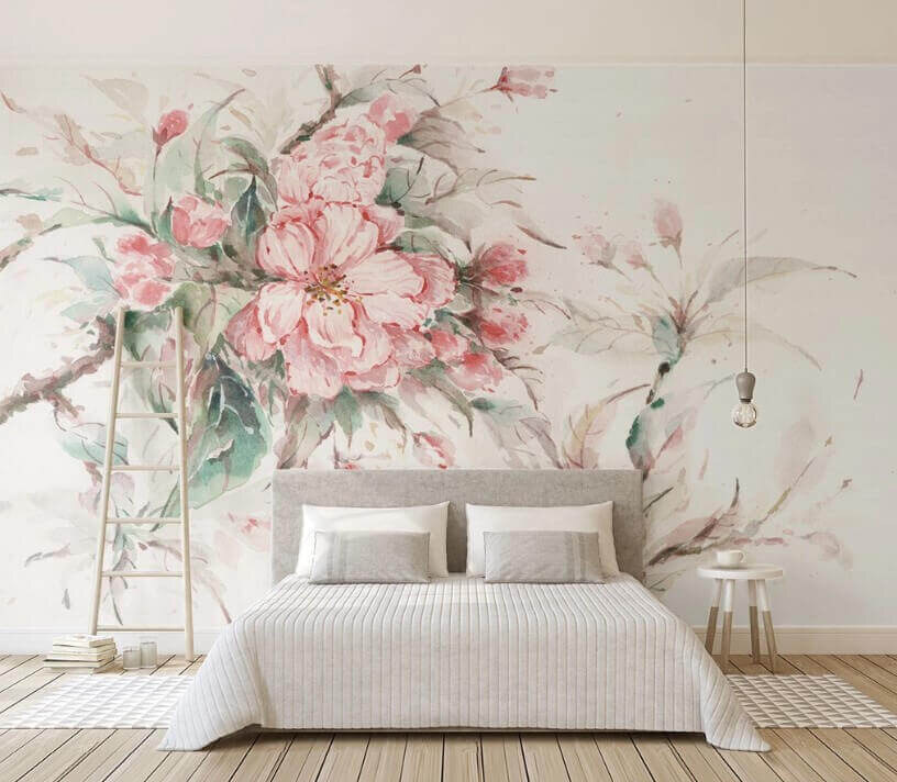 u14027pib1m - Painting of pink flowers - tegory