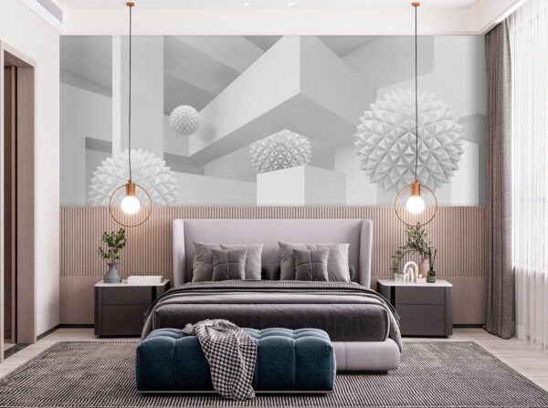 White room with white balls u14149pib3m 600x447 - White room with white balls