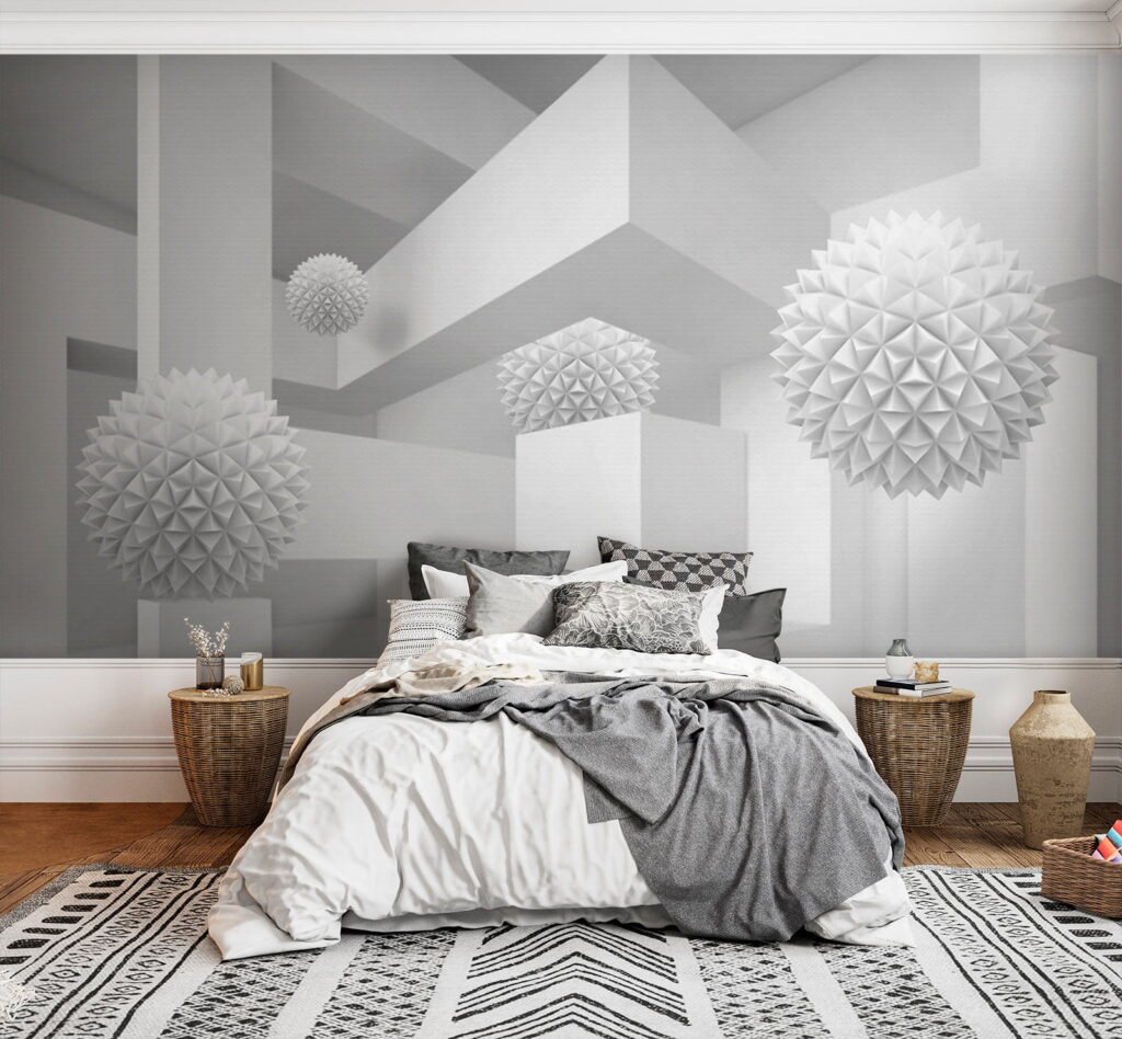 White room with white balls u14149pib5 1024x948 - White room with white balls