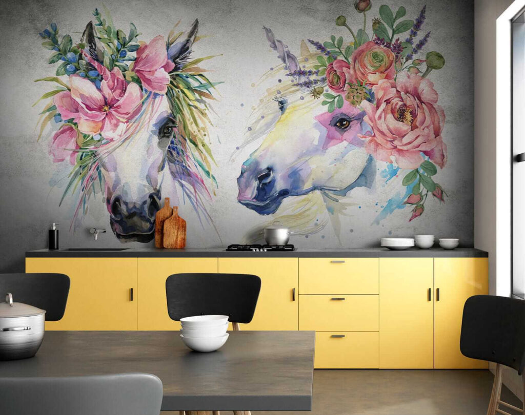 u14264pik2 1024x810 - Couple of horses with flowers on their heads