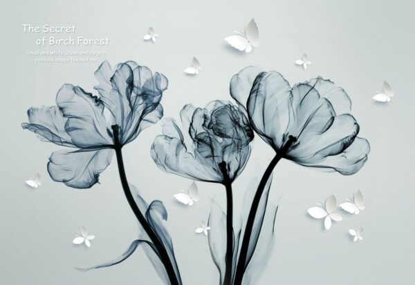 Black and white image of flowers u14705p 600x413 - Black and white image of flowers - tegory