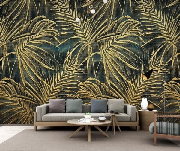 Lush tropical leaves in elegant pattern u14936pig1m 600x505 - Lush tropical leaves in elegant pattern - tegory