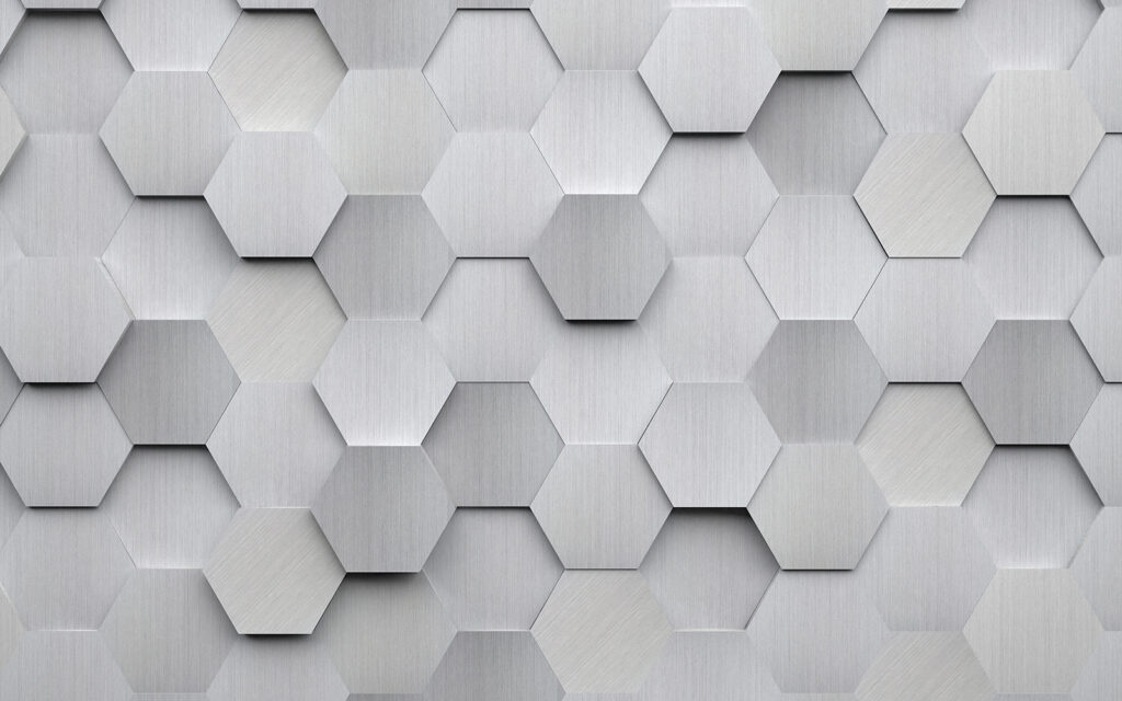 White hexagons on a wall u15914p 1024x640 - White hexagons on a wall - tegory