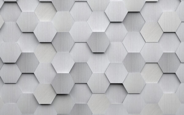 White hexagons on a wall u15914p 600x375 - White hexagons on a wall - tegory
