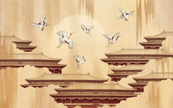Group of cranes flying in the sky u16243p 600x375 - Group of cranes flying in the sky - tegory